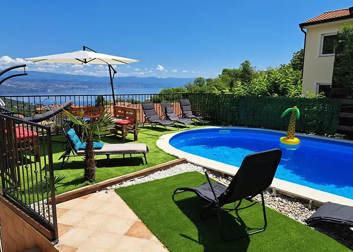 House With A Swimming Pool Lovran, Opatija - 24076 펜션