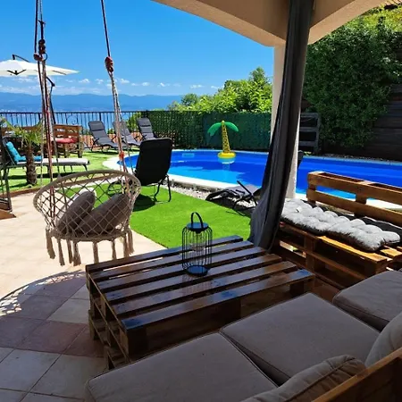 度假居 House With A Swimming Pool Lovran, Opatija - 24076 *